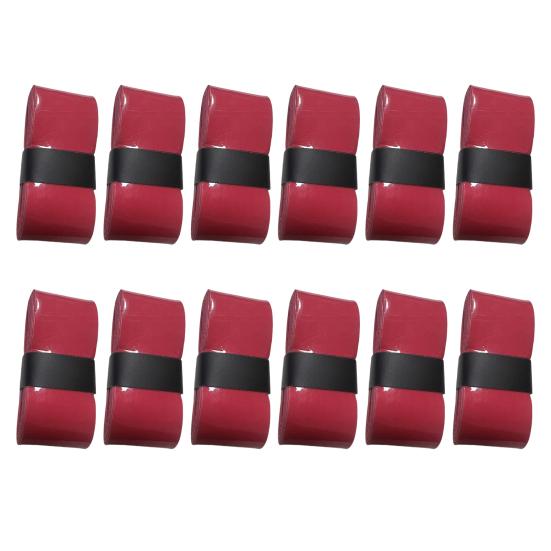 12ks Pickleball Grip Tapes Samolepící protiskluzové Superabsorpční Živé barvy Univerzální tenisové rakety Grip Tape Overgrip