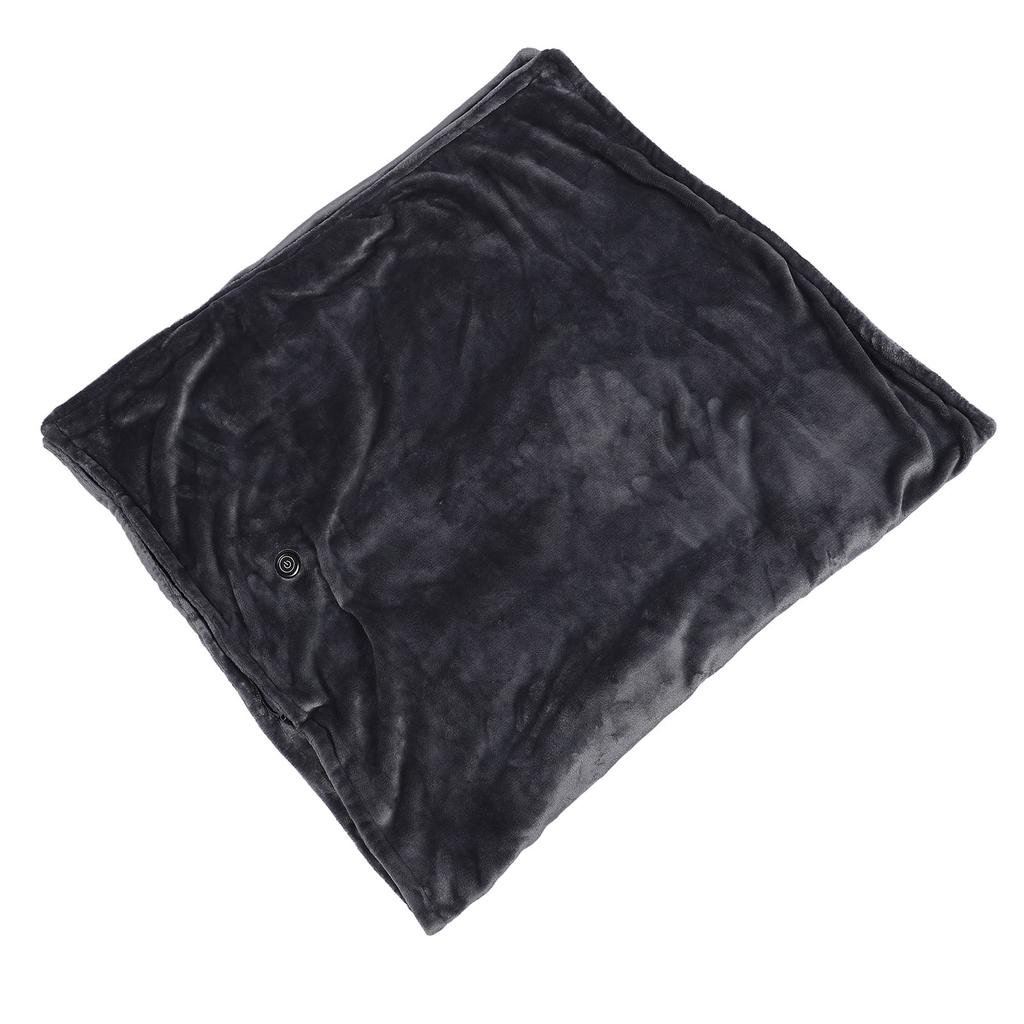 Heated Throw Blanket Wearable 5V Soft Coral Fleece USB Machine Washable 3 Speed Temperature