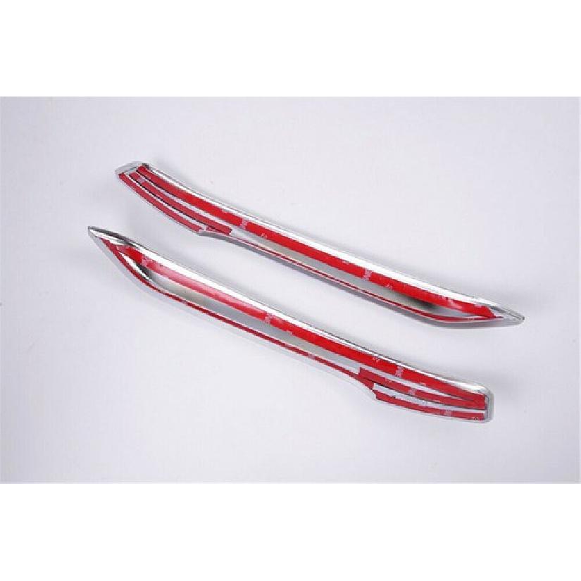 Silver Abs Front Fog Light Lamp Strip Cover For Bmw X1 F48 2016- Accessories