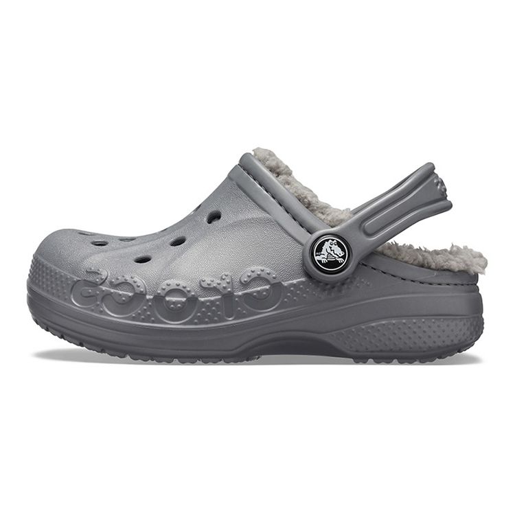 Crocs Bayaband Comfortable Warm Cotton Sandals Kids Sandals Gray 205977-00Q