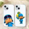 Süße P-POCOYO Handyhülle Für Iphone17 16 15 11 13 14 Pro Max 7 8 Plus X Xr Xs Max Se2020 12mini Transparente Abdeckung