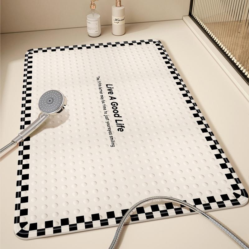 Anti-slip Floor Mat for Bathroom Special Bathing and Anti-fall Foot Mat for Bathroom Toilet Bathroom Toilet Shower Room Waterproof Suction Cup Mat