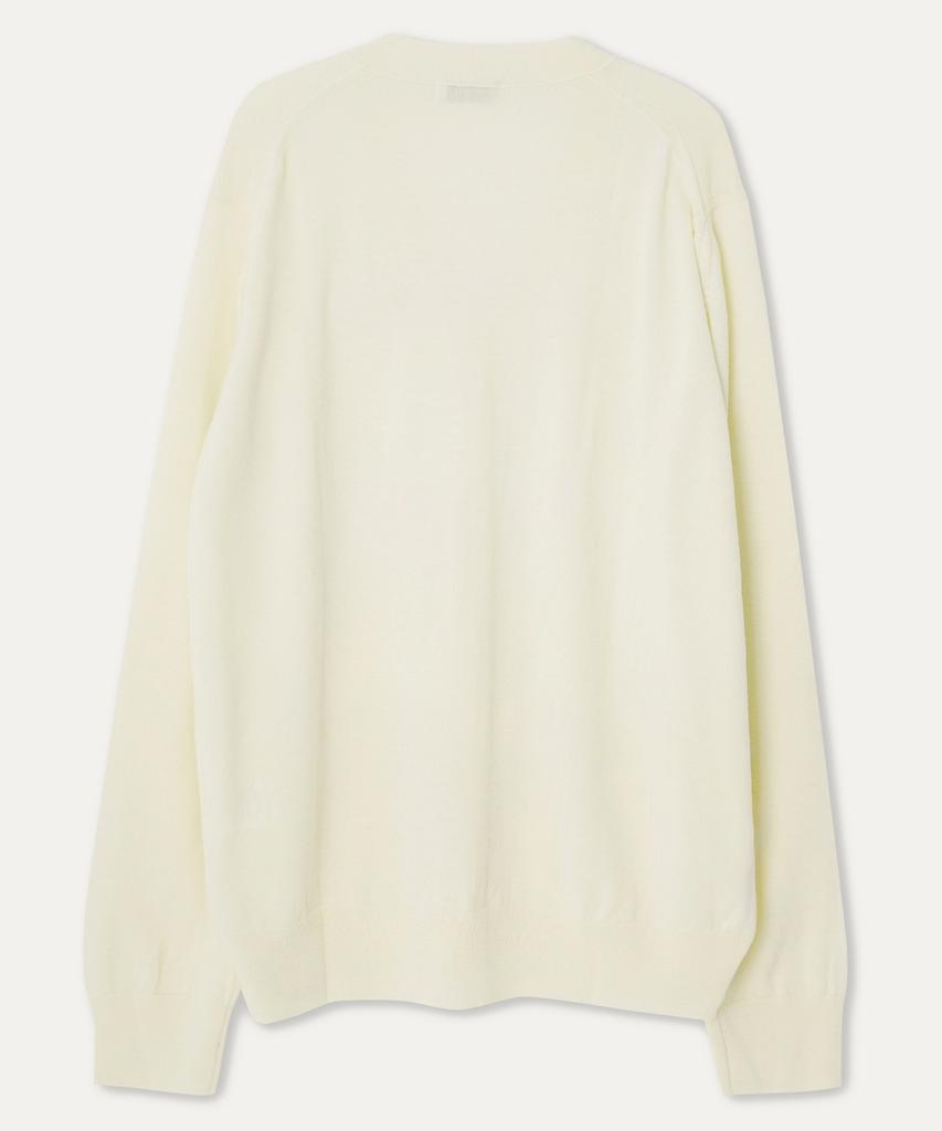 Mayol Smile Wappen Cardigan_Straw Yellow