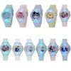 Popular Cartoon Led Silicone Kids Watch Girls' Night Light Glow Watch Wholesale