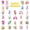 56 Anatomical Aesthetics Flower Stickers Human Organs Skull Floral Combination Art Handbook Decorative Materials