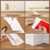 1pc Flexible Baseboard Molding Trim, Self-Adhesive Vinyl Wall Base Cover, Peel And Stick Rubber Wall Base Moulding Trim