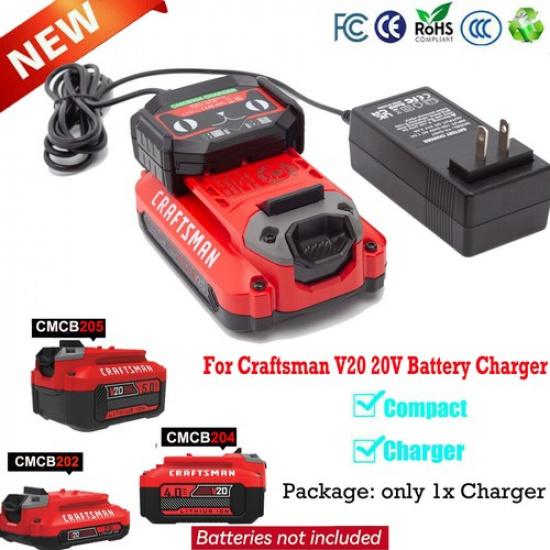 For Craftsman V20 20V MAX Series Li-ion Battery Replacement Battery Charger New