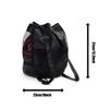 Drawstring Basketball Backpack, Basketball Box, Net Bag, Football Storage Backpack, Outdoor Volleyball Storage Bag, 32 Cm, Black