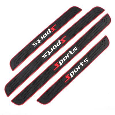 For Citroen C-elysee Elysee Door Sill Trim Accessories Auto Universal Plate Rubber Pad Car Sticker Protector Styling