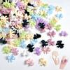 20pc Exqusitive Bows Nail Resin Charms Mini Bow Nail Art Accessories Bow Black White Rice White Bow Tie Nails Decoration Diamond
