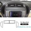 For Mercedes Benz SLK R171 2004 2005 2006 2007 2008 2009 2010 Central Air Outlet Real Soft Carbon Fiber Trim Sticker Accessories