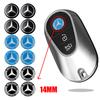 14mm Car Key Badge Replacement Key Stickers For Mercedes Benz AMG E S C A B Class GLE GLS CLS GLC CLA GLA GLK GLB W205 W206 W221 CY4