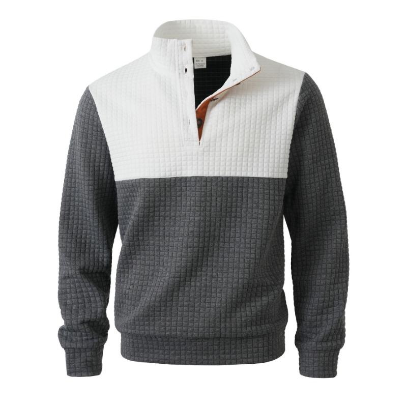 2025 Autumn and Winter New Casual Men's Fashion Button Versatile Sweater Jacket