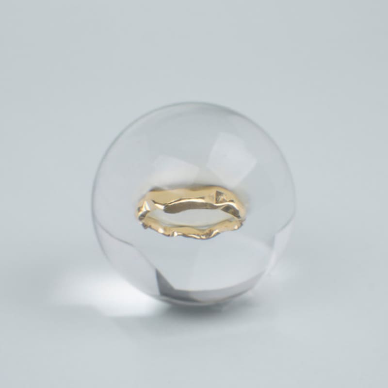 AUGUST ALICE Vanve Gold Wave Ring