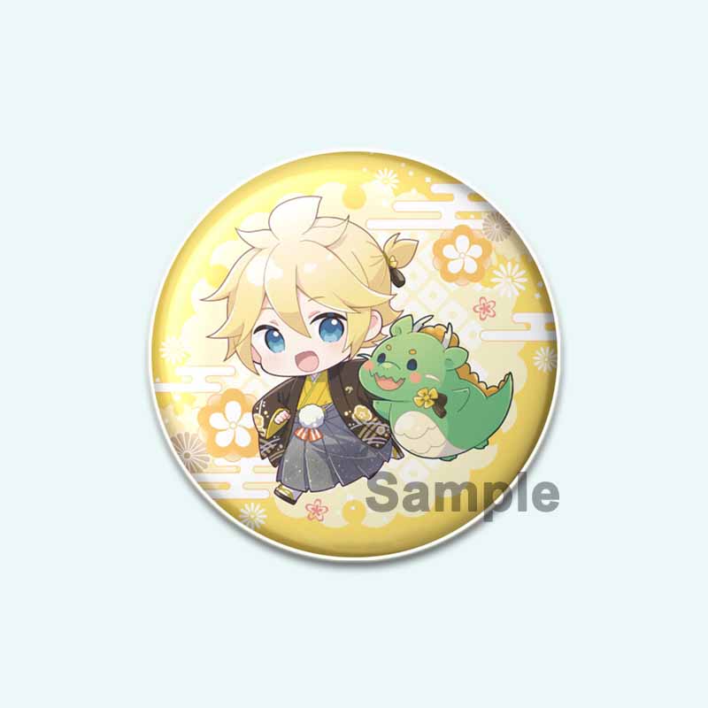 32/44/58mm Hatsune Miku Cartoon Figure Brooches Cosplay  Exquisit Badge for Collar Backpack Hat Accessory Handmade Enamel Pins Decoration