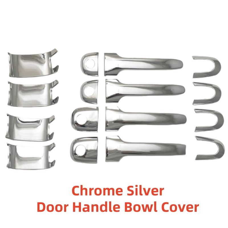 ABS Chrome Car Accessories Plated Door Handle Bowl Cover Trim Paste Style For Toyota Noah Liteace 1996 1997 1998 1999 2000 2001