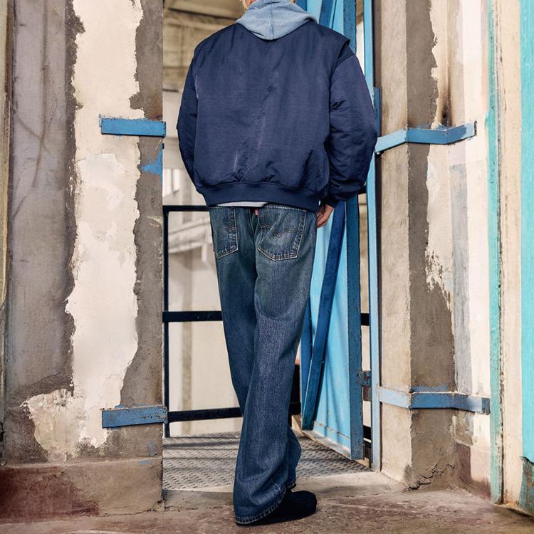 Levis Casual American Loose Fit Work Pilot Zip Long Sleeve Jacket Men Jacket 005MX-0002