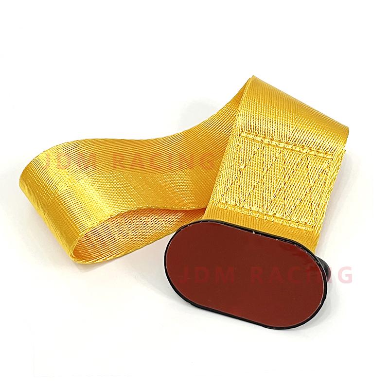 1Pcs Car Color Pendant Tow Strap Belt Tow Rope Sticker Ribbon Car Decorations Sticker Trailer Ropes Bumper Towing Strap
