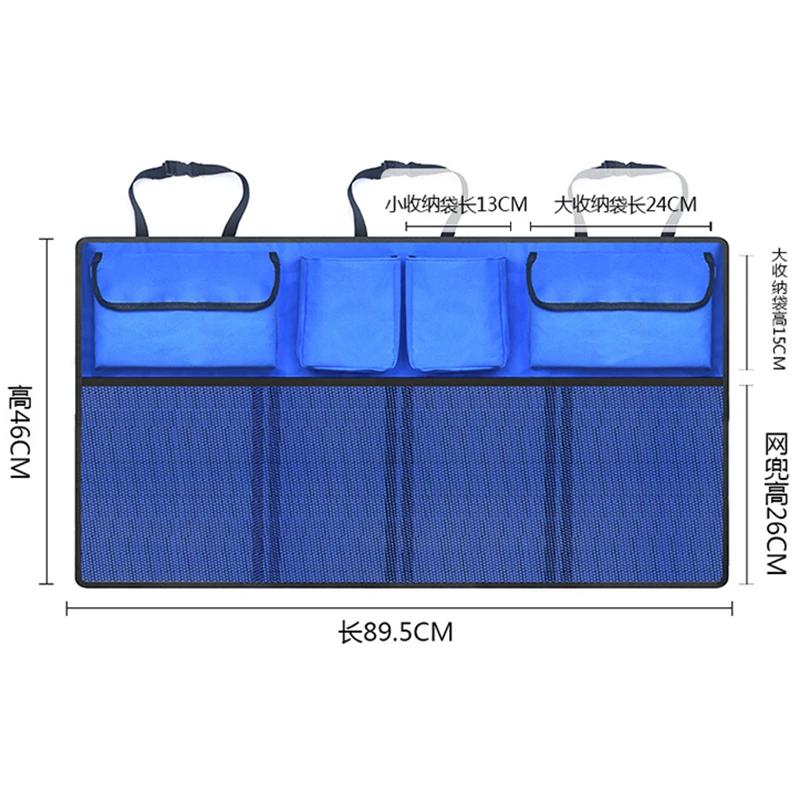 Auto Kofferraum Auto Organizer Rücksitz Hängende Auto Organizer mit 8 Großen Aufbewahrungstaschen Kofferraum Organizer für SUV LKW Platzsparend Exp