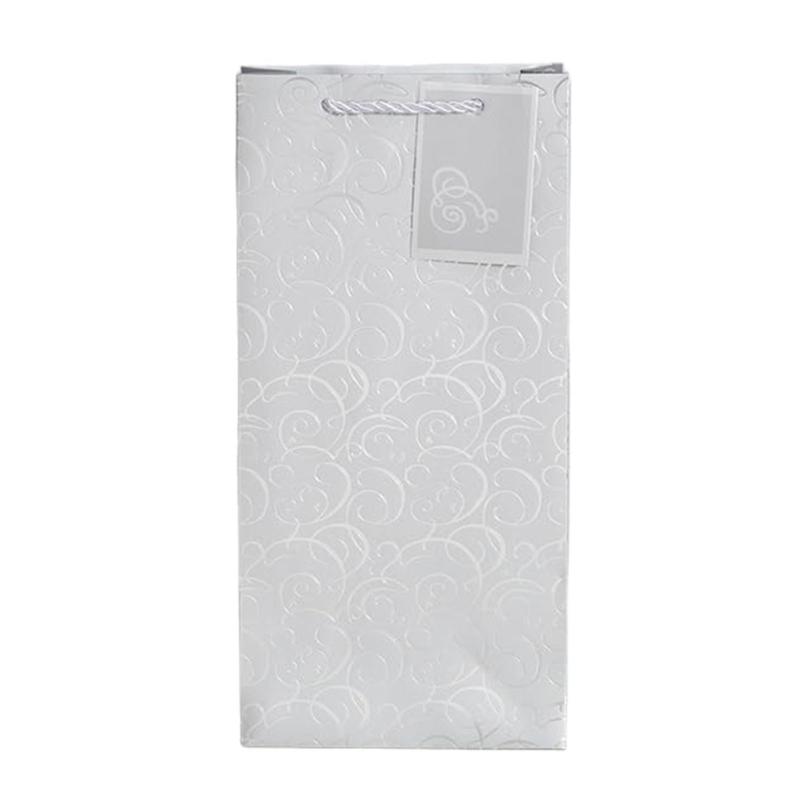 6 Pack Paper Wine Gift Bags Elegant Wine Presentation Bag Perfect for Anniversaries Weddings and Birthday Celebration