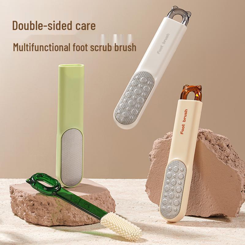 Multi-functional Foot Grinder: Callus Remover, Heel Scrubber & Crevice Cleaning Brush