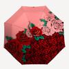 1pc Roses and Lace Design Umbrella with Plastic Handle,Suitable for All Seasons Umbrellaptys26051