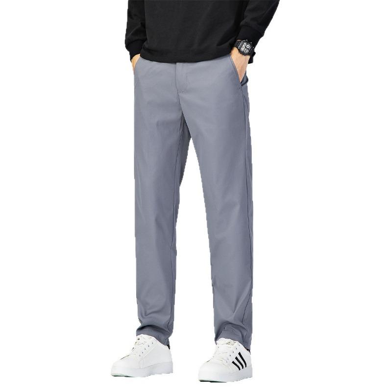 Pants Men's Autumn and Winter New Men's Anti-Wrinkle Business Casual Pants Fashion Versatile Loose Straight High Men's Pants