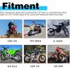 7/8" Dirt Bike Grip Rubber Anti-Slip Universal Motorcycle Grips Handlebar Racing Grip For Motocross Mini Bike Surron Light Bee X Grips KLX110 YZ450F