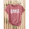 Fun Gesture Script for Dance Teachers Fashionable printed retro-style short sleeves Versatile for daily commuting and casual wear in spring and
