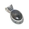Natural  Labradorite Gemstone Silver Pendant in 925 Sterling Silver - Handmade Oval Design, Everyday Wear Jewelry Birthday Gift