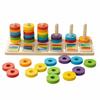 Wooden Educational ColorSorting Toy FineMotor Color Matching Board