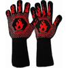 Anti-heat Oven Glove Anti-fire Fireplace Glove Resistant Up To 800C for Protection Against Thermal Risks Anti-heat Barbecue Oven Gloves 32cm Versaille