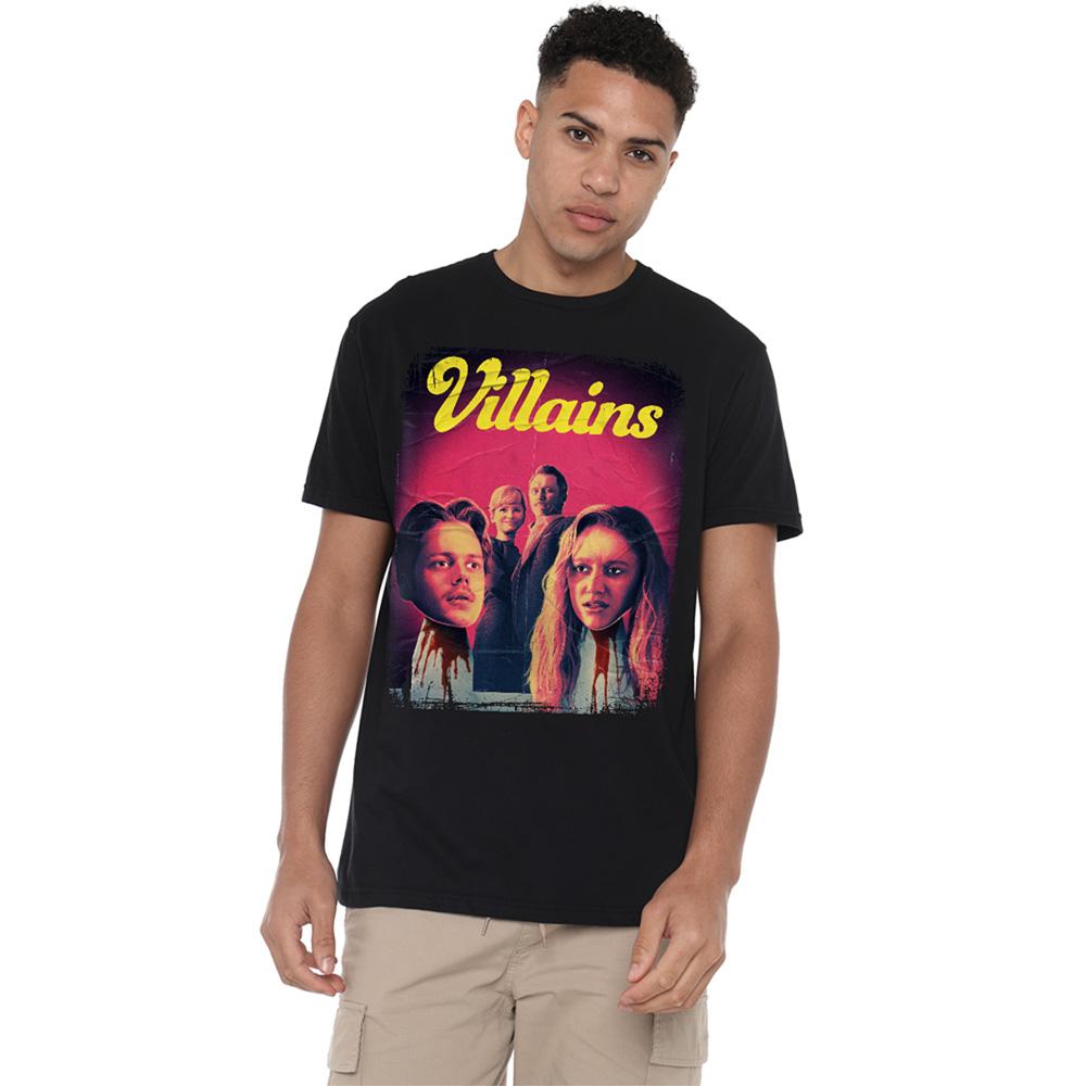 Villains Unisex Adult Poster T-Shirt