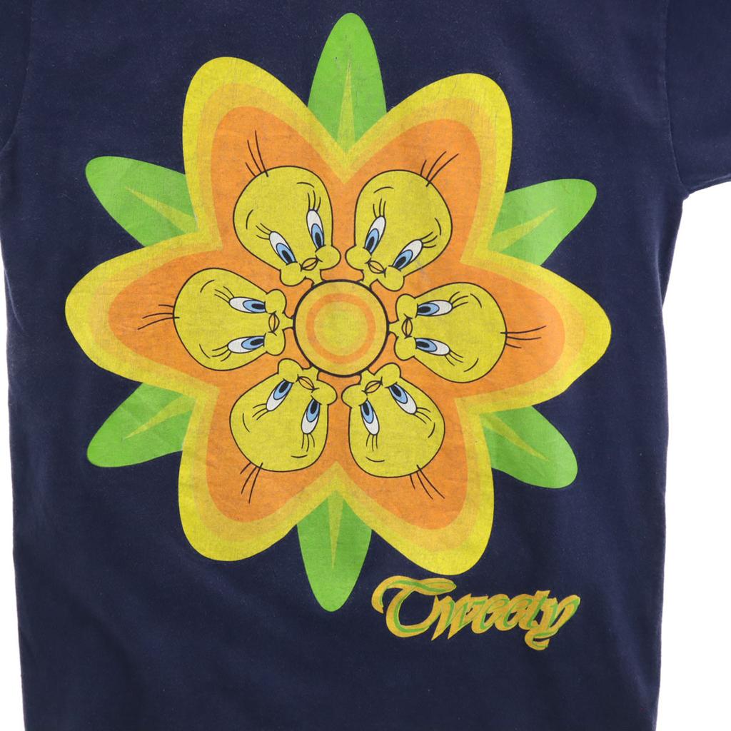 LOONEY TUNES 90s Old Warner Bros. Tweety Short sleeve T-shirt Men's Used
