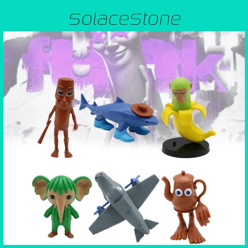 Tungtungtung Action Sahur Figure Cartoon Model Toy Decoration Doll Children Gift