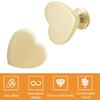 Elegant Cabinet Pulls Heart Shaped Knobs Anti-Tarnish Treatment Decorative Furniture Knobs Easy Installation Screws For Closets