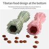 Dog Chew Toys for Teething Puppies Indestructible Bite Resistant Leaky Food Toy Dental Cleaning Stick Interactive Fun Chewing