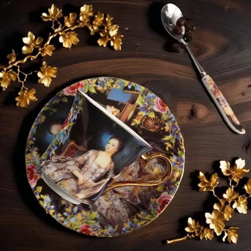 Elegant Ceramic Tea & Coffee Cup Set