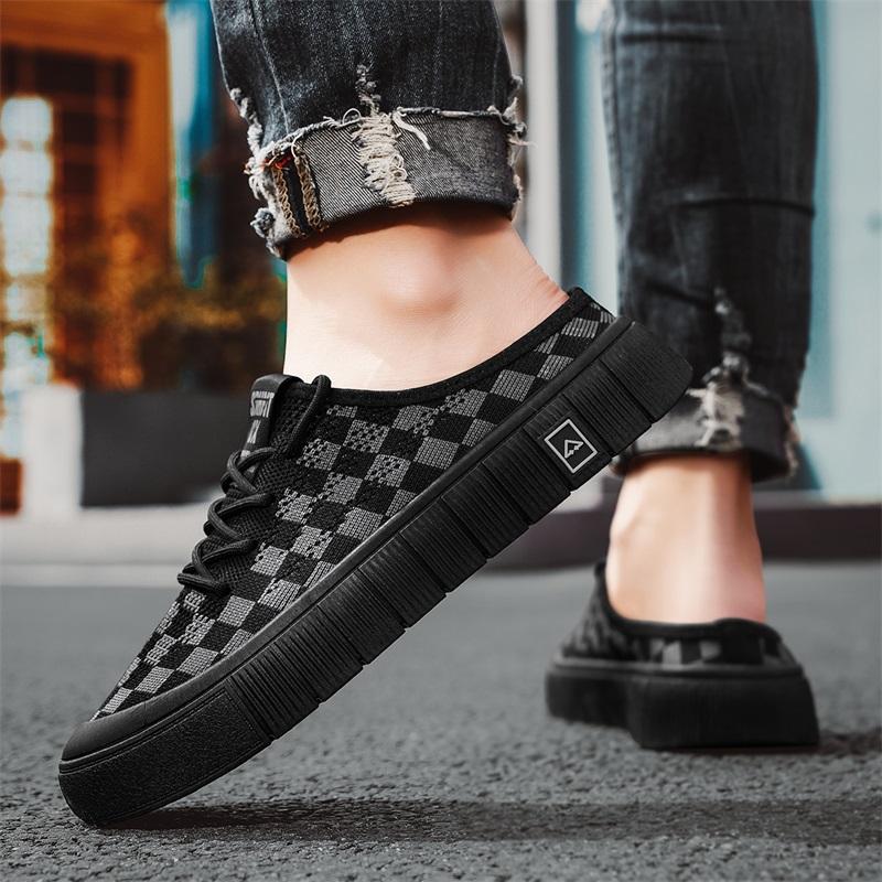 Slippers Casual Sneaker Loafers Fabric Wear-resistant Sports and Leisure Soft and Comfortable Round Toe Wear-resistant Low-top