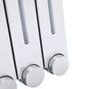 Dispenser a Muro per Sapone Liquido da Doccia Tre Erogatori per Shampoo per Bagno Hotel 6028 Argento