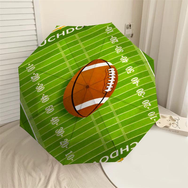

1PC Football Field Umbrella-8-Rib Reinforced, Automatic Open, Lightweight & Durable, Fashion Accessory for Outdoor-D309