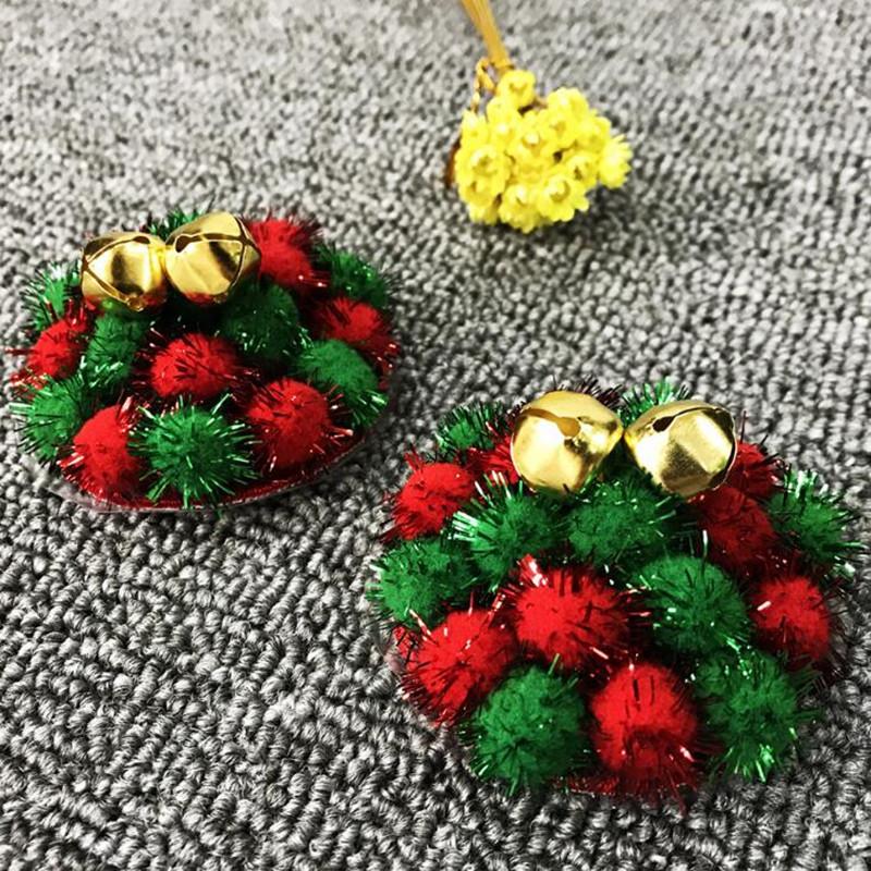 Christmas Nipple Covers Breast Adhesive Stickers Poms Bells Fetish Nipple & Clitoral Toys
