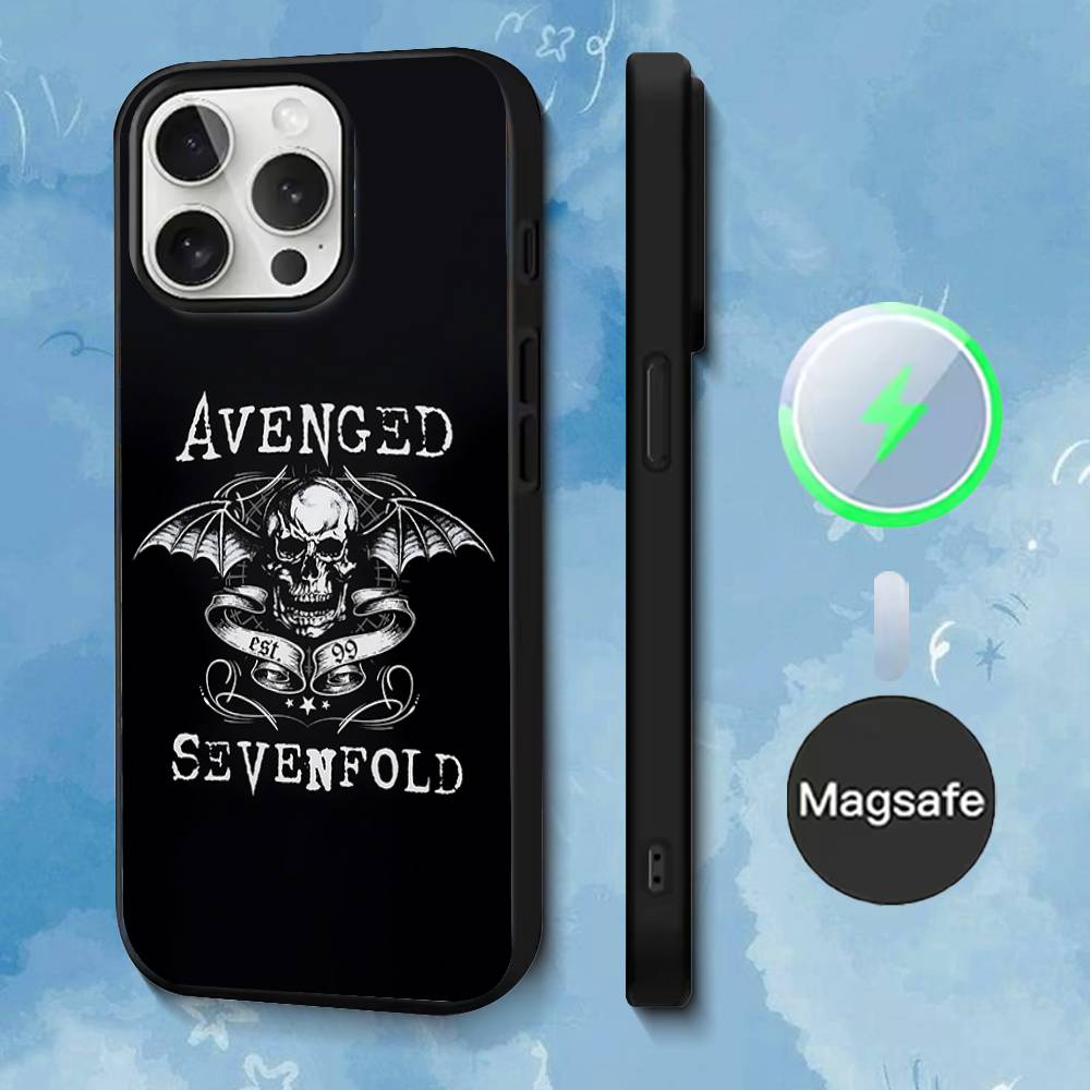 A-Avenged Sevenfold Phone Case For iPhone 17,16,15,14,13,12,11,Pro,Max,Plus,Mini,SE4,E Magnetic Magsafe Wireless Charging