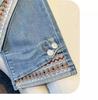 Women's Plus Size Retro Stretch Jeans - High Waist Slimming Straight Leg Pants
