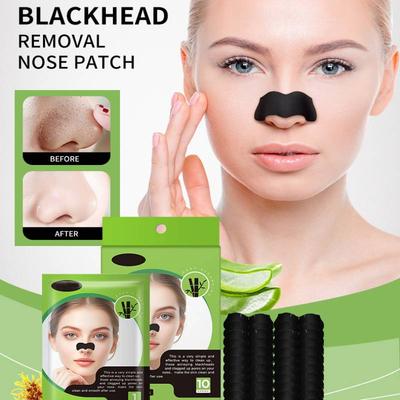 10pc/Box Mitesser Entfernung Nase Patch schwarze Maske tiefe saubere Poren Hautpflege Nase Maske