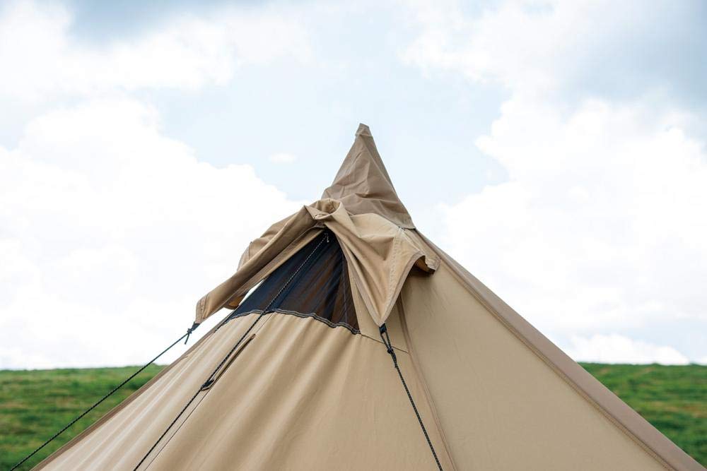 ogawa Outdoor Camping Tent One Pole Tasso Sand Beige 2727 [For 1-2 People] T/C