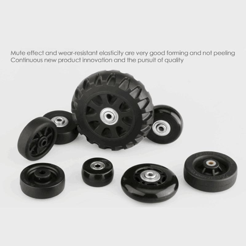 Mute Luggage Suitcase Replacement Wheels Wear-Resistant Suitcase Wheels Luggage Suitcase Wheels Suitcase Spinner Wheels