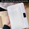 Pvc Clear Heat Shrinkable Film Packaging Nail Lamp Heat Thermal Packaging Bags Shrink Plastic Bag Tube Plastic Keep Dust Away