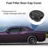 CARMOCAR Fuel Gas Door Vapor Edition Matte Black Replacement For 2008- Dodge Challenger Fuel Filler Door 68250120AA