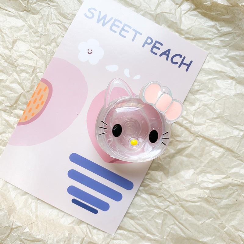 

Cute Style Girl Heart Phone Holder Air Cushion Bag Back Mounted Desktop Stable Portable Support Frame Extendable